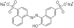 structure of CAS# 2302-96-7, Acid Red 13