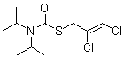 CAS # 2303-16-4, Di-allate, 2,3-DCDT, 2,3-Dichloroallyl N,N-diisopropylthiolcarbamate, Avadex, CP 15336, DATC
