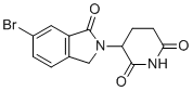 3-(6-溴-1-氧代异吲哚啉-2-基)哌啶-2,6-二酮分子结构 (CAS 2304513-76-4)