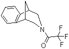 structure of CAS# 230615-51-7, 2,3,4,5-四氢-3-(三氟乙酰基)-1,5-甲桥-1H-3-苯并氮杂卓