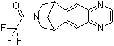structure of CAS# 230615-70-0, 7,8,9,10-四氢-8-(三氟乙酰基)-6,10-甲桥-6H-吡嗪并[2,3-h][3]苯并氮杂卓