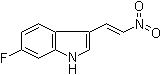 structure of CAS# 23077-59-0, 3-(2-硝基乙烯基)-6-氟吲哚