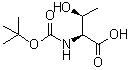 structure of CAS# 23082-30-6, N-叔丁氧羰基-L-别苏氨酸