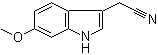 structure of CAS# 23084-35-7, 6-Methoxyindole-3-acetonitrile