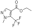 structure of CAS# 231285-86-2, 1-甲基-5-三氟甲基吡唑-4-羧酸乙酯