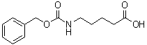 structure of CAS# 23135-50-4, 5-(苄氧羰基氨基)戊酸