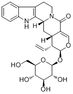 structure of CAS# 23141-27-7, 喜果苷