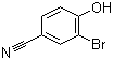 structure of CAS# 2315-86-8, 2-Bromo-4-cyanophenol