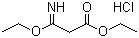 structure of CAS# 2318-25-4, 3-乙氧基-3-亚氨基丙酸乙酯盐酸盐