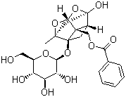 structure of CAS# 23180-57-6, 芍药苷