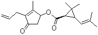 CAS 登录号：231937-89-6, (1R)-2,2-二甲基-3-(2-甲基-1-丙烯-1-基)环丙烷甲酸 2-甲基-4-氧代-3-(2-丙烯-1-基)-2-环戊烯-1-基酯