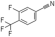 structure of CAS# 231953-38-1, 3-氟-4-(三氟甲基)苯腈