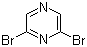 2,6-二溴吡嗪分子结构 (CAS 23229-25-6)