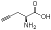 structure of CAS# 23235-01-0, L-炔丙基甘氨酸