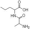 structure of CAS# 2325-18-0, DL-丙氨酰-DL-正缬氨酸