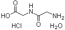 structure of CAS# 23273-91-8, Glycylglycine monohydrochloride monohydrate