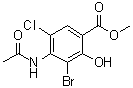 CAS # 232941-14-9, Methyl 4-(acetylamino)-3-bromo-5-chloro-2-hydroxybenzoate