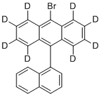 CAS 登录号：2330770-71-1, 1,2,3,4,5,6,7,8-八氘代-9-溴-10-(萘-1-基)蒽