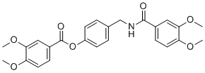 CAS # 2332724-21-5, Itopride Impurity 1, 4-((3,4-dimethoxybenzamido)methyl)phenyl 3,4-dimethoxybenzoate