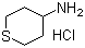 四氢-2H-噻喃-4-胺盐酸盐分子结构 (CAS 233763-40-1)