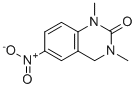 1,3-二甲基-6-硝基-3,4-二氢喹唑啉-2(1H)-酮分子结构 (CAS 233775-52-5)