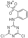 CAS 登录号：23383-84-8, 2-[(4,6-二氯-1,3,5-三嗪-2-基)氨基]苯磺酸单钠盐