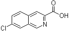 structure of CAS# 234098-55-6, 7-氯-3-异喹啉羧酸