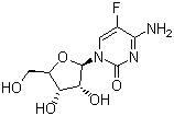 CAS 登录号：2341-22-2, 5-氟胞嘧啶核苷, 5-氟胞苷