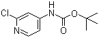 structure of CAS# 234108-73-7, 4-(N-叔丁氧羰基氨基)-2-氯吡啶