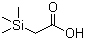structure of CAS# 2345-38-2, (Trimethylsilyl)acetic acid