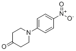 structure of CAS# 23499-01-6, 1-(4-硝基苯基)哌啶-4-酮