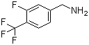 structure of CAS# 235106-09-9, 3-氟-4-(三氟甲基)苄胺