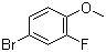 structure of CAS# 2357-52-0, 4-Bromo-2-fluoroanisole