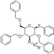 CAS # 236115-66-5, Phenyl 3-azido-3-deoxy-2,4,6-tris-O-(phenylmethyl)-1-thio-beta-D-glucopyranoside