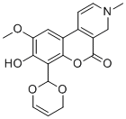 CAS # 2361297-58-5, 7-(4H-1,3-dioxin-2-yl)-8-hydroxy-9-methoxy-3-methyl-4H-chromeno[3,4-c]pyridin-5-one, D-F07