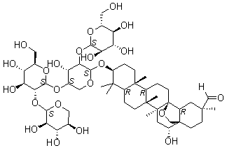 CAS # 23643-61-0, Ardisiacrispin A, Deglucocyclamin, Deglucocyclamin I, LTS 4, Saxifragifolin B