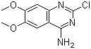 CAS # 23680-84-4, 2-Chloro-4-amino-6,7-dimethoxyquinazoline, 4-Amino-2-chloro-6,7-dimethoxyquinazoline, 2-Chloro-6,7-dimethoxyquinazolin-4-amine