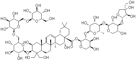 桔梗皂苷 E分子结构 (CAS 237068-41-6)