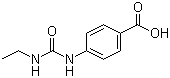 structure of CAS# 23754-41-8, 1-(4-羧基苯基)-3-乙基脲