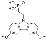 structure of CAS# 2377770-18-6, (2-(3,6-二甲氧基-9H-咔唑-9-基)乙基)膦酸
