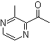 structure of CAS# 23787-80-6, 2-Acetyl-3-methylpyrazine