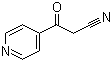 3-氧代-3-(4-吡啶基)丙腈分子结构 (CAS 23821-37-6)