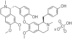 CAS 登录号：2385-63-9, 莲心碱高氯酸盐