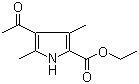 CAS 登录号：2386-26-7, 4-乙酰基-3,5-二甲基-1H-吡咯-2-甲酸乙酯