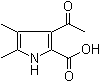 CAS 登录号：2386-33-6, 3-乙酰基-4,5-二甲基-1H-吡咯-2-羧酸