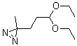 structure of CAS# 23902-18-3, 3-(3,3-二乙氧基丙基)-3-甲基-3H-双吖丙啶