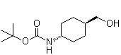 (反式-4-羟甲基环己基)氨基甲酸叔丁酯分子结构 (CAS 239074-29-4)