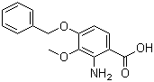 CAS 登录号：23938-73-0, 4-(苄氧基)-3-甲氧基邻氨基苯甲酸