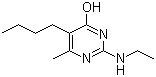 CAS 登录号：23947-60-6, 乙嘧酚, 5-正丁基-2-乙胺基-6-甲基-4-嘧啶醇