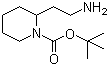 structure of CAS# 239482-98-5, 1-叔丁氧羰基-2-(氨基乙基)哌啶